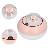 300ml LED Desk Humidifier White Pink USB Powered Mute Colorful Large Capacity Air Humidifier for Home Office