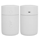 Mini Humidifier with Colorful Light Desktop Humidifier USB Powered for Car Office Room BedroomWhite