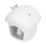 Air Humidifier USB Charging 2 Gears Smart Portable Desk Humidifier with 350ml Visible Water TankWhite - Close-Up Angle