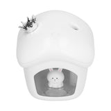 Air Humidifier USB Charging 2 Gears Smart Portable Desk Humidifier with 350ml Visible Water TankWhite