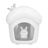 Air Humidifier USB Charging 2 Gears Smart Portable Desk Humidifier with 350ml Visible Water TankWhite - Extra Image