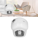 Air Humidifier USB Charging 2 Gears Smart Portable Desk Humidifier with 350ml Visible Water TankWhite - Extra Image