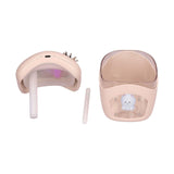 Air Humidifier USB Charging 2 Gears Smart Portable Desk Humidifier with 350ml Visible Water TankPink - Top-Down View