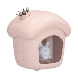 Air Humidifier USB Charging 2 Gears Smart Portable Desk Humidifier with 350ml Visible Water TankPink - 45-Degree Angle