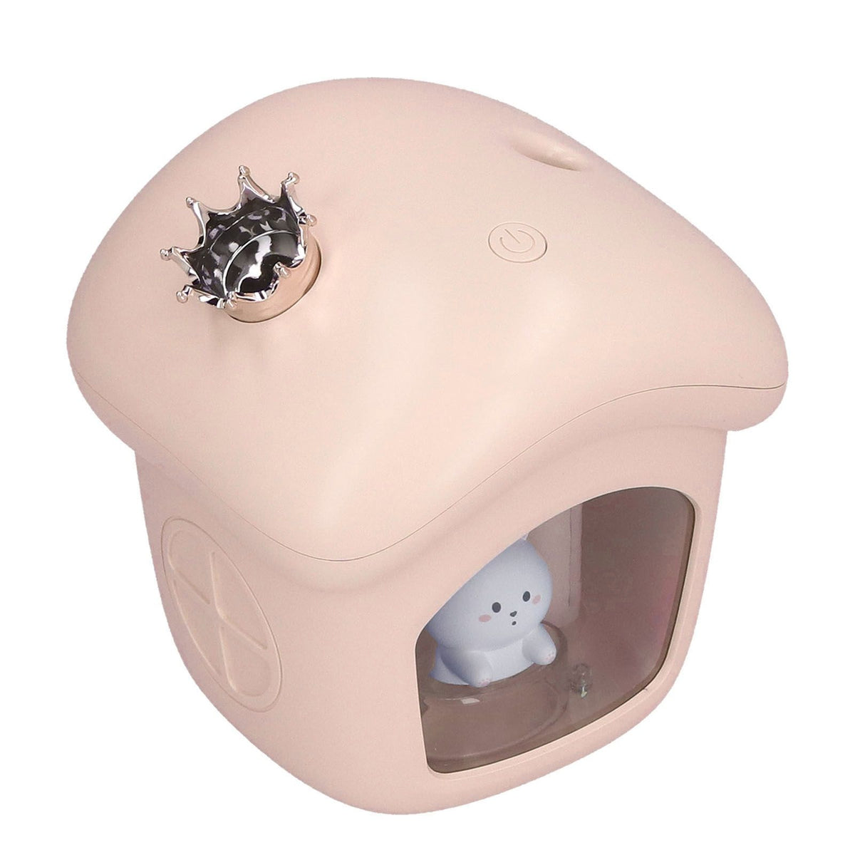Air Humidifier USB Charging 2 Gears Smart Portable Desk Humidifier with 350ml Visible Water TankPink