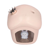 Air Humidifier USB Charging 2 Gears Smart Portable Desk Humidifier with 350ml Visible Water TankPink