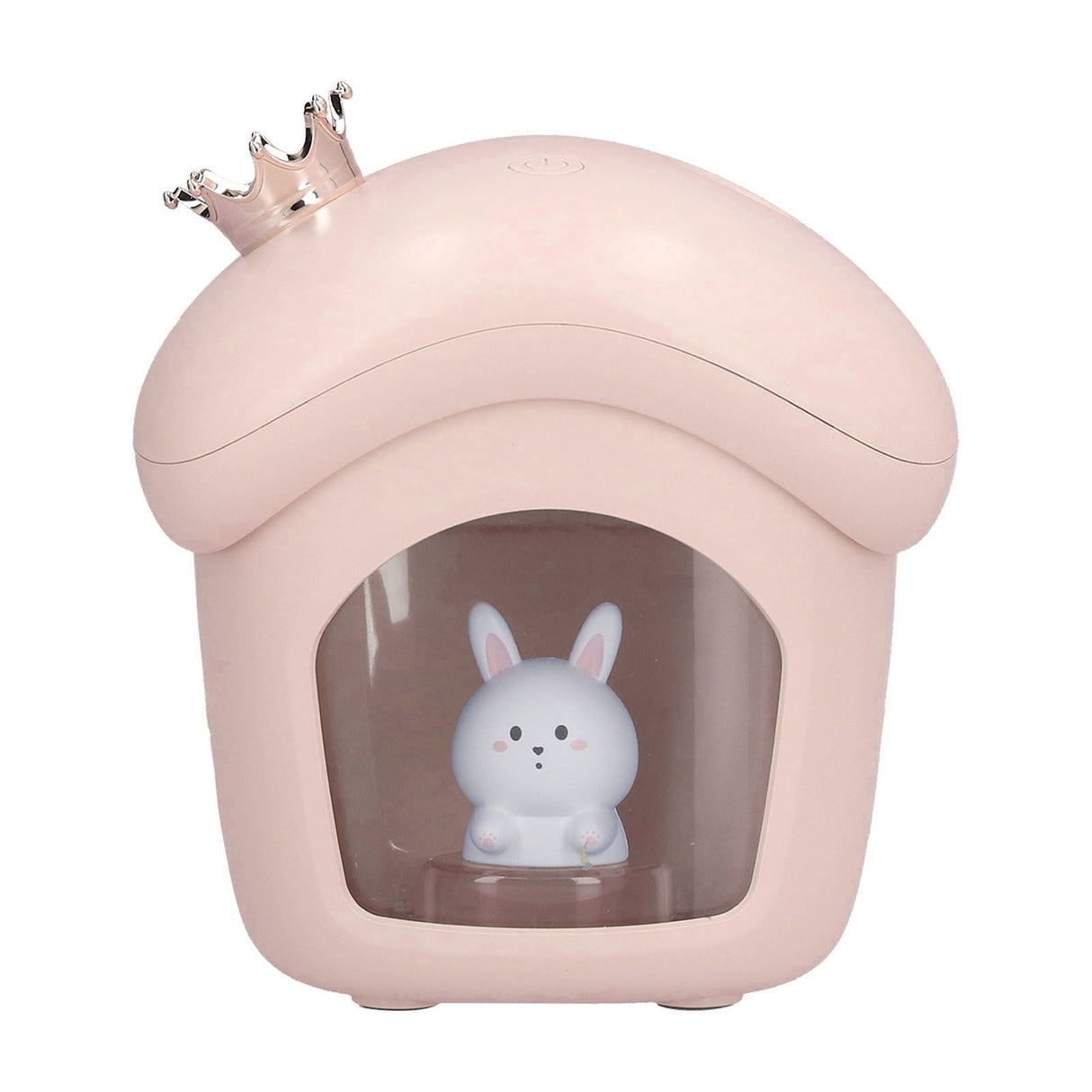 Air Humidifier USB Charging 2 Gears Smart Portable Desk Humidifier with 350ml Visible Water TankPink