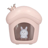 Air Humidifier USB Charging 2 Gears Smart Portable Desk Humidifier with 350ml Visible Water TankPink