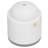 400ml Steamed Bun Shape Air Humidifier 2 Gears Adjustable Desktop Humidifier USB PoweredWhite - Front View