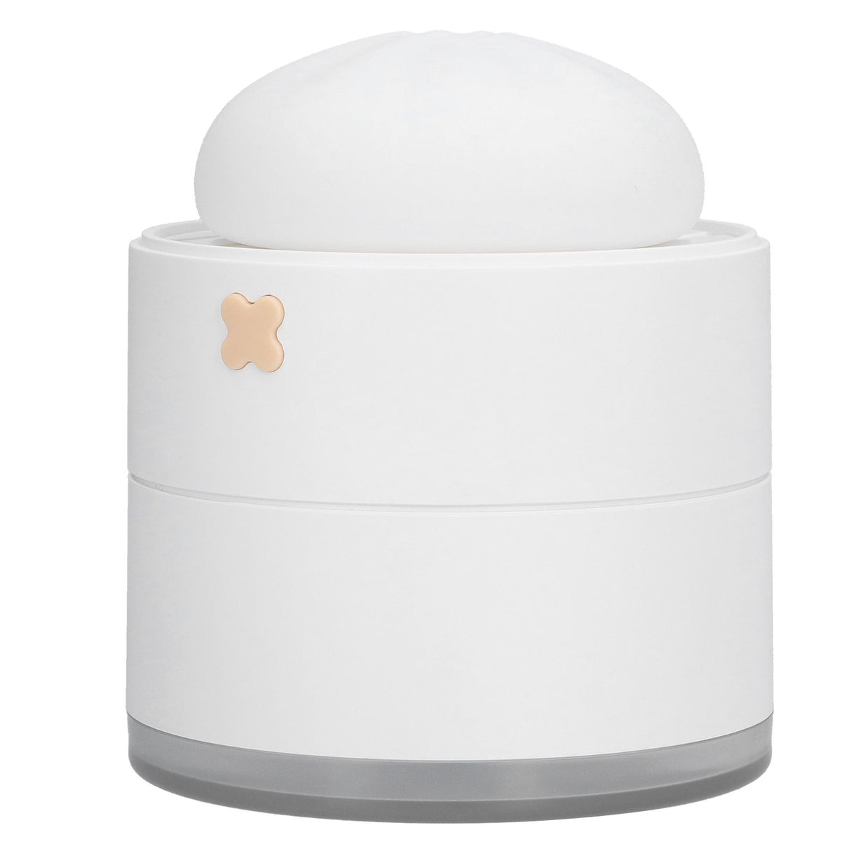 400ml Steamed Bun Shape Air Humidifier 2 Gears Adjustable Desktop Humidifier USB PoweredWhite