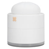 400ml Steamed Bun Shape Air Humidifier 2 Gears Adjustable Desktop Humidifier USB PoweredWhite - 45-Degree Angle