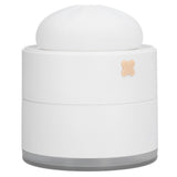 400ml Steamed Bun Shape Air Humidifier 2 Gears Adjustable Desktop Humidifier USB PoweredWhite - Rear View
