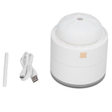 400ml Steamed Bun Shape Air Humidifier 2 Gears Adjustable Desktop Humidifier USB PoweredWhite