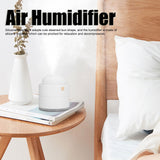 400ml Steamed Bun Shape Air Humidifier 2 Gears Adjustable Desktop Humidifier USB PoweredWhite - Extra Image