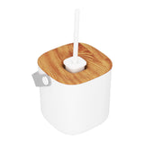 600ml Portable Humidifier USB Charging Nanometer Atomizing Desktop Humidifier Wood Grain 30ml/h