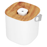 600ml Portable Humidifier USB Charging Nanometer Atomizing Desktop Humidifier Wood Grain 30ml/h