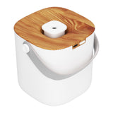 600ml Portable Humidifier USB Charging Nanometer Atomizing Desktop Humidifier Wood Grain 30ml/h - Extra Image