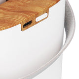 600ml Portable Humidifier USB Charging Nanometer Atomizing Desktop Humidifier Wood Grain 30ml/h - Extra Image