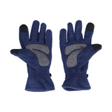 Windproof Gloves Induced Wearable Thickened Non Slip Blue Winter Gloves for Outdoor RidingS