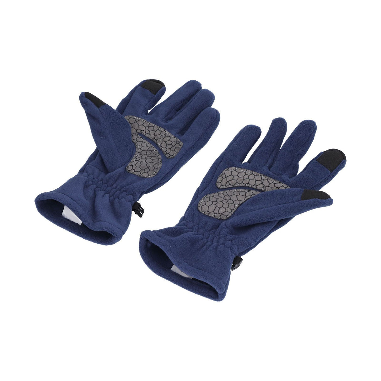 Windproof Gloves Induced Wearable Thickened Non Slip Blue Winter Gloves for Outdoor RidingS