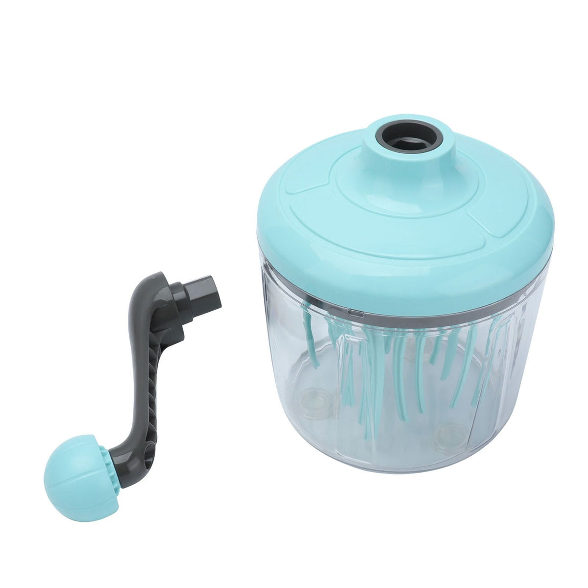 Hand Mixer PP Handheld Egg Beater with Detachable Handle Cream Whisk Convenient and Non Slip Light Green for Kitchen
