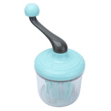 Hand Mixer PP Handheld Egg Beater with Detachable Handle Cream Whisk Convenient and Non Slip Light Green for Kitchen