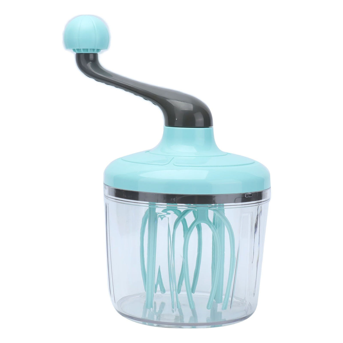 Hand Mixer PP Handheld Egg Beater with Detachable Handle Cream Whisk Convenient and Non Slip Light Green for Kitchen