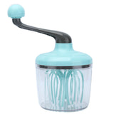 Hand Mixer PP Handheld Egg Beater with Detachable Handle Cream Whisk Convenient and Non Slip Light Green for Kitchen