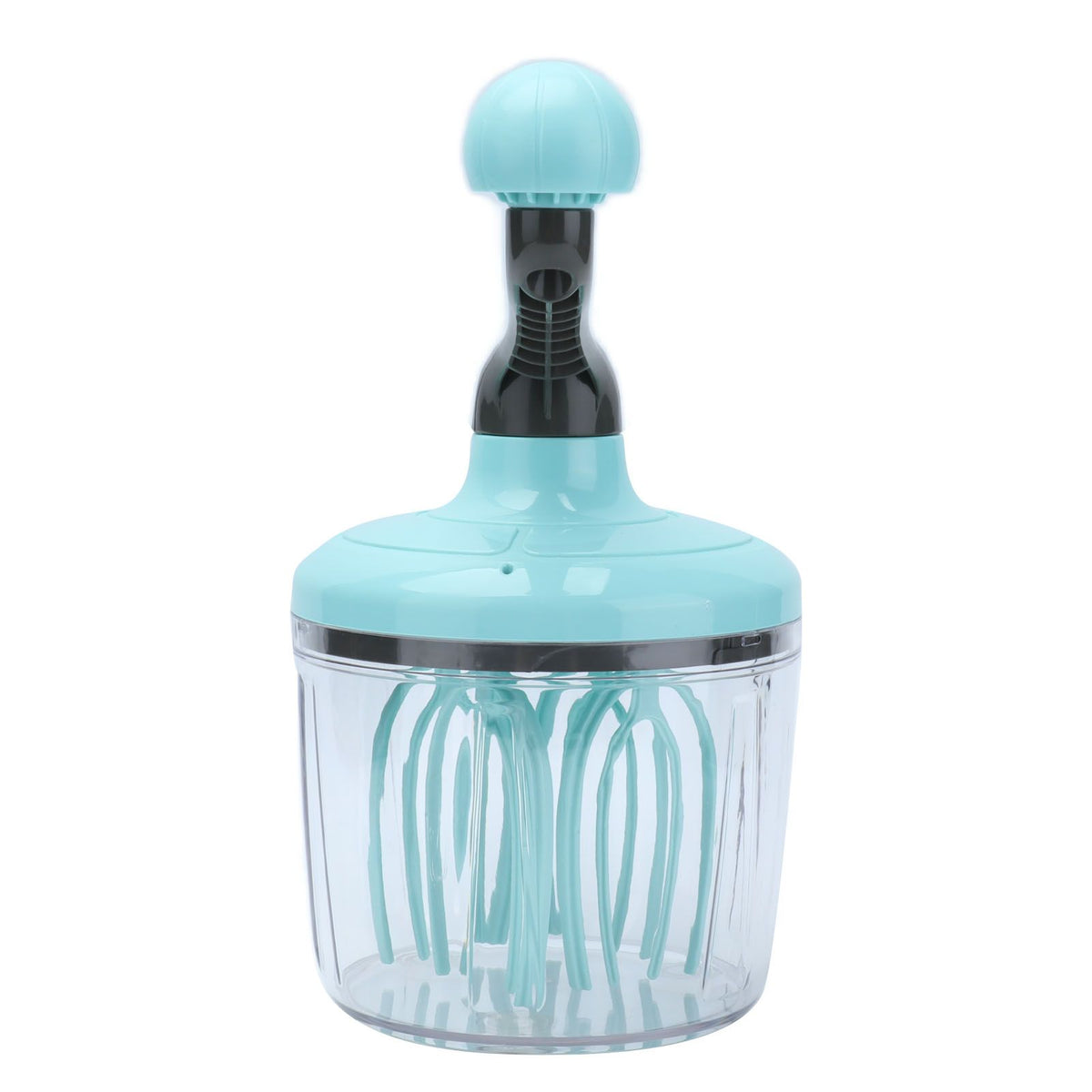 Hand Mixer PP Handheld Egg Beater with Detachable Handle Cream Whisk Convenient and Non Slip Light Green for Kitchen