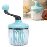 Hand Mixer PP Handheld Egg Beater with Detachable Handle Cream Whisk Convenient and Non Slip Light Green for Kitchen