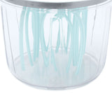 Hand Mixer PP Handheld Egg Beater with Detachable Handle Cream Whisk Convenient and Non Slip Light Green for Kitchen