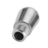 Coffee Machine Steam Nozzle Food Grade Stainless Steel Milk Frother Spout for Barsetto BAE01 BAE023 Holes - Front View