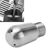Coffee Machine Steam Nozzle Food Grade Stainless Steel Milk Frother Spout for Barsetto BAE01 BAE023 Holes - Extra Image