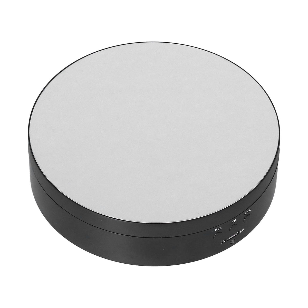 Motorized Rotating Display Stand 138mm Electric Rotating Turntable 3 Speed Adjustable USB Powered Jewelry Display BracketBlack