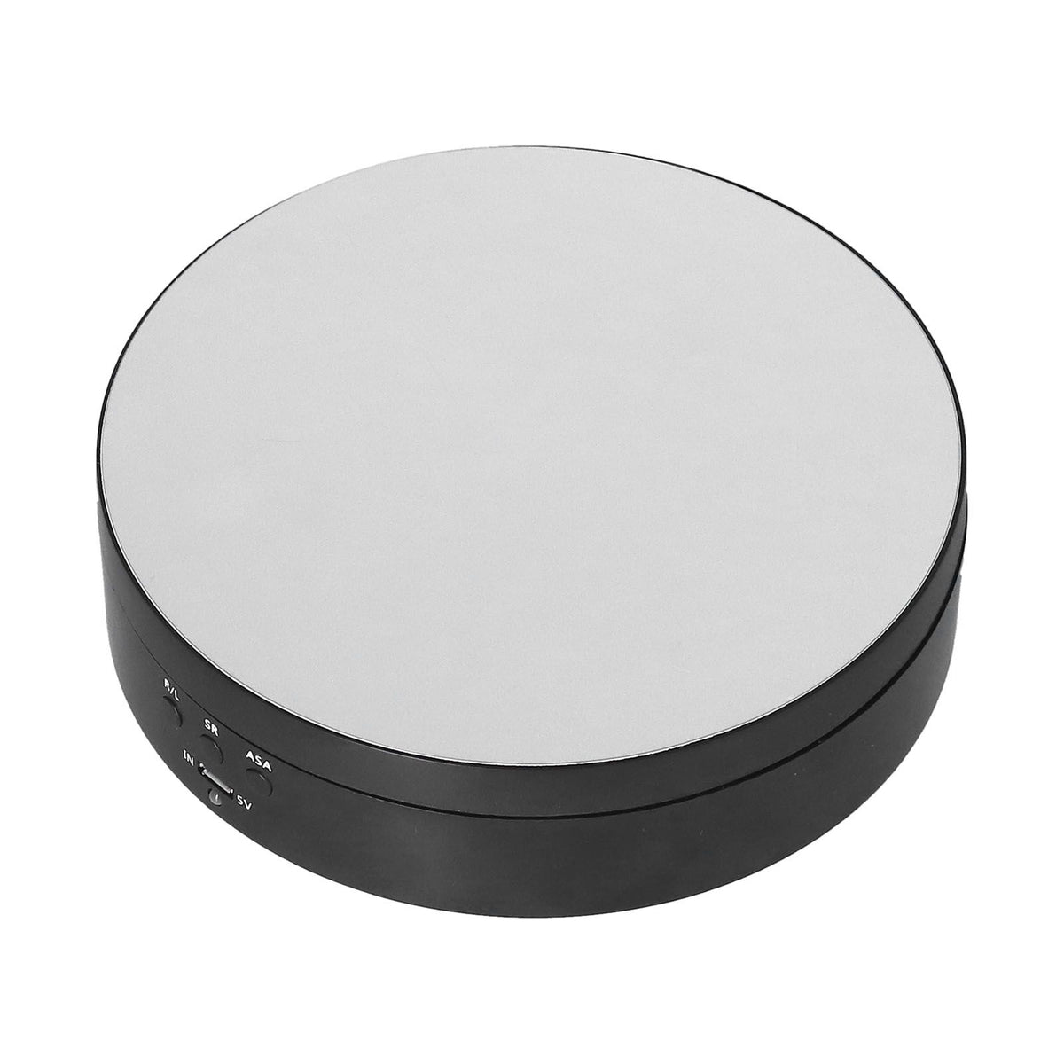 Motorized Rotating Display Stand 138mm Electric Rotating Turntable 3 Speed Adjustable USB Powered Jewelry Display BracketBlack