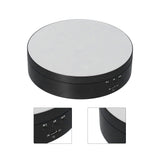 Motorized Rotating Display Stand 138mm Electric Rotating Turntable 3 Speed Adjustable USB Powered Jewelry Display BracketBlack