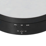 Motorized Rotating Display Stand 138mm Electric Rotating Turntable 3 Speed Adjustable USB Powered Jewelry Display BracketBlack - Extra Image