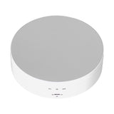 Motorized Rotating Display Stand 138mm Electric Rotating Turntable 3 Speed Adjustable USB Powered Jewelry Display BracketWhite