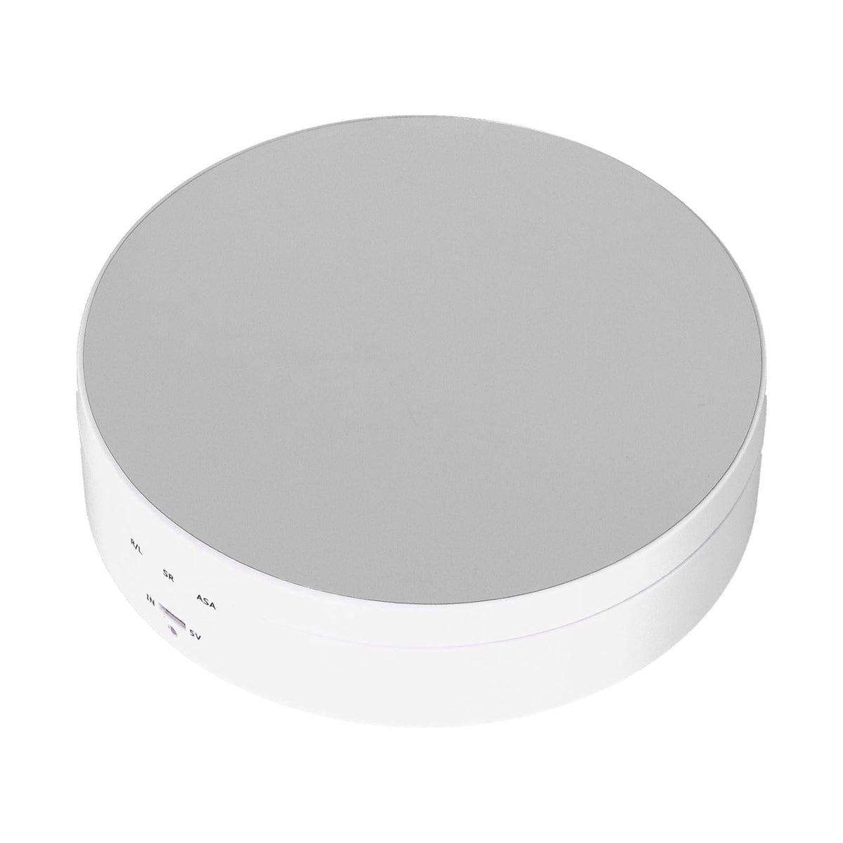 Motorized Rotating Display Stand 138mm Electric Rotating Turntable 3 Speed Adjustable USB Powered Jewelry Display BracketWhite