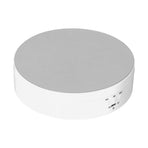 Motorized Rotating Display Stand 138mm Electric Rotating Turntable 3 Speed Adjustable USB Powered Jewelry Display BracketWhite