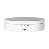 Motorized Rotating Display Stand 138mm Electric Rotating Turntable 3 Speed Adjustable USB Powered Jewelry Display BracketWhite