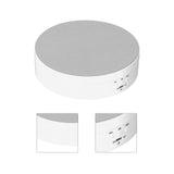 Motorized Rotating Display Stand 138mm Electric Rotating Turntable 3 Speed Adjustable USB Powered Jewelry Display BracketWhite