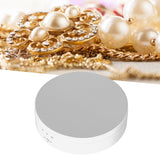Motorized Rotating Display Stand 138mm Electric Rotating Turntable 3 Speed Adjustable USB Powered Jewelry Display BracketWhite