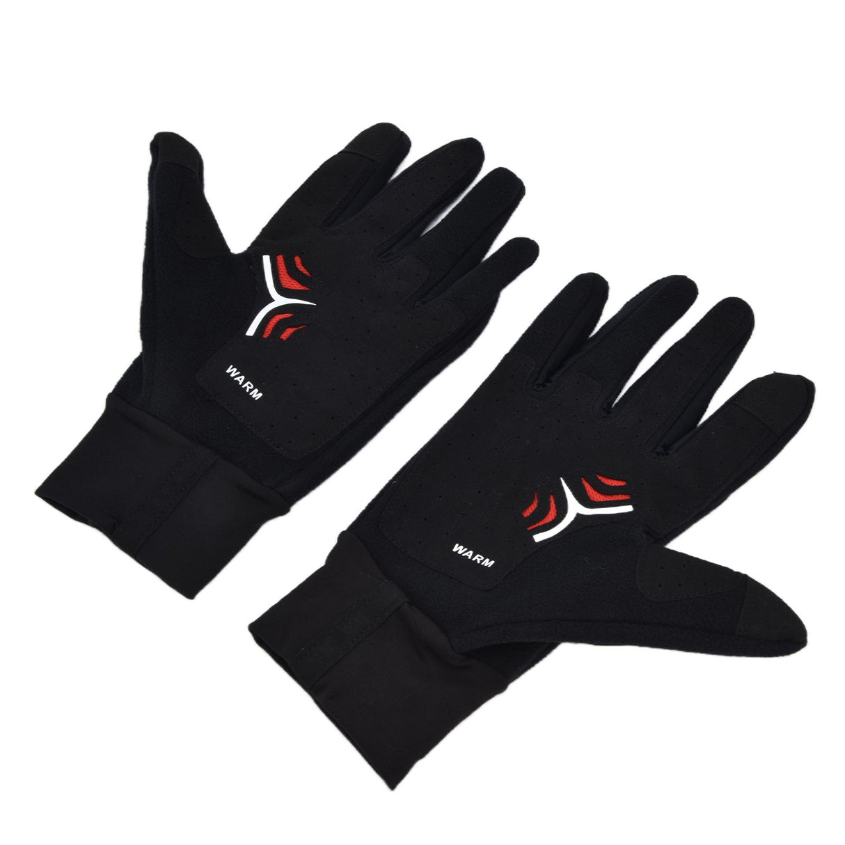 Cycling Gloves Touch Sensitive Waterproof Black Non Slip Windproof Gloves for Outdoor Cycling TravelM