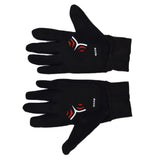 Cycling Gloves Touch Sensitive Waterproof Black Non Slip Windproof Gloves for Outdoor Cycling TravelM - Low Angle