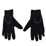 Cycling Gloves Touch Sensitive Waterproof Black Non Slip Windproof Gloves for Outdoor Cycling TravelM - Extra Image