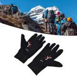 Cycling Gloves Touch Sensitive Waterproof Black Non Slip Windproof Gloves for Outdoor Cycling TravelM