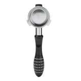 Bottomless Portafilter Frosted Texture Fine Filter Bowl Food Grade Material Comfortable 54mm Coffee Handle Bottomless - Front View