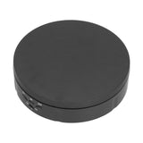 145mm 360° Round Auto Rotating Display Stand 3 Speed Control USB Powered Jewelry Turntable for ExhibitionBlack