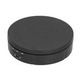 145mm 360° Round Auto Rotating Display Stand 3 Speed Control USB Powered Jewelry Turntable for ExhibitionBlack - 45-Degree Angle